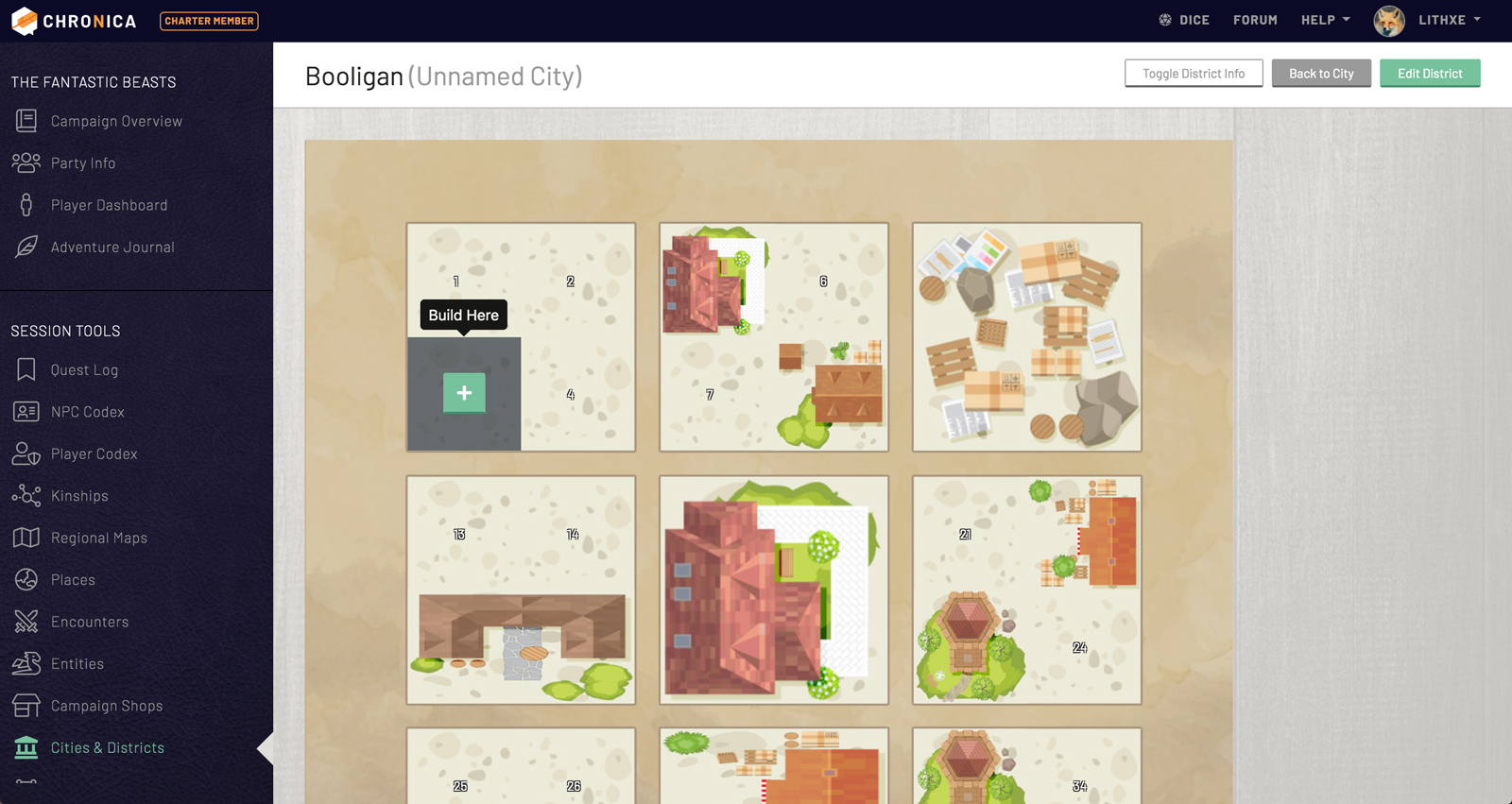 Kingdom Building Plot Catalog